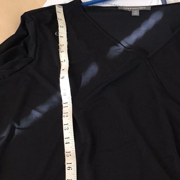 Brand New Kate & Mallory Solid Black Zipper Side-2X - Picture 9 of 14